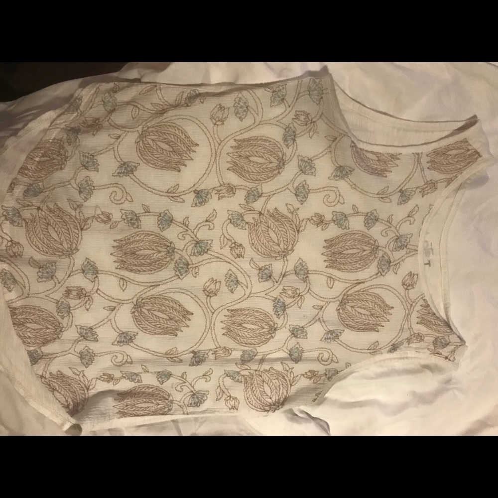 Floral print tank top